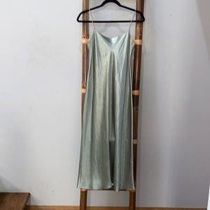Vince slip dress- silk like fabric-100% Acetate